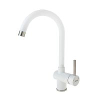FABIANO Смеситель для кухни однорычажный FKM 39 SS Alpine White (8232.401.0234)